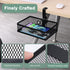 ROSYLINE Drawer Under Desk Storage Organizer, Clamp on Hanging Desk Storage, Black