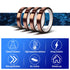 Heat Tape for Sublimation Transfer - Adhesive Thermal Transfer Tape, No Residue, 4 Rolls 10mm x 33m (108ft)