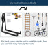 Large Heavy Duty Magnetic Hooks, Utility Hooks for Garden Tools, Steel Pegboard, Anti-Scratch EV Charger Holder