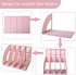 SAYEEC Sturdy Magazine Holder, 4 Compartments Plastic Desktop File Organizer for Office Storage