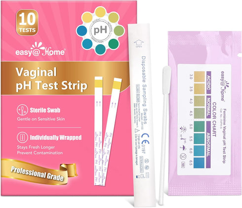 Easy@Home Vaginal pH Test -10 Strips | BV Test Kit at Home