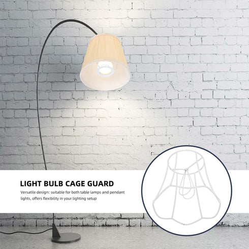 E27 Bulb Multi-Functional Lampshade Frame for Diy Wire Lamp Shade Stand Compatible with Table Lamps and Pendant Lights