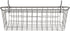 Spectrum Pegboard & Wall Mount Wire Basket Small, Industrial Gray Storage Organizer for Garage and Crafts