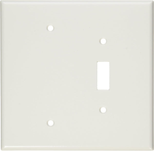 Leviton 88106 WH WP 2G 1TGL 1BLANK OVESIZED by Leviton