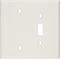 Leviton 88106 WH WP 2G 1TGL 1BLANK OVESIZED by Leviton