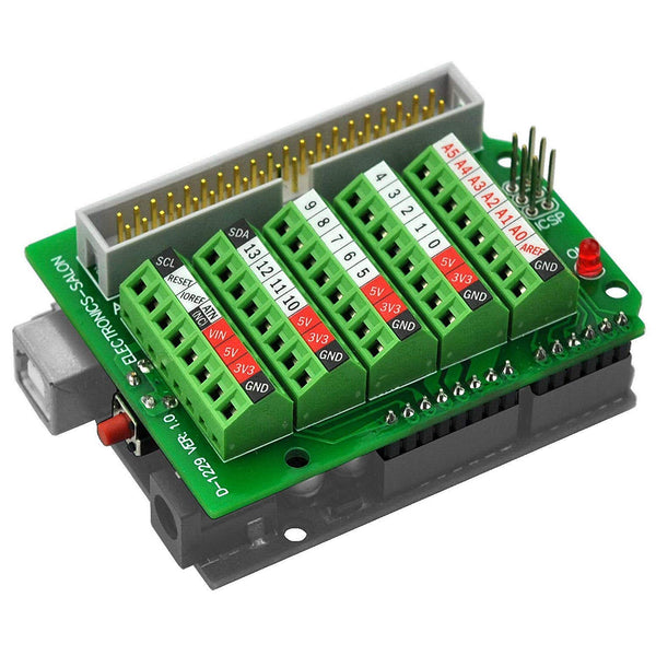 Electronics-Salon Arduino Screw Terminal Block Breakout Module for Arduino UNO R3