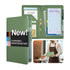 LINTRU Oversized Server Book, Expandable & Zipper Pockets Server Books for Waitress, Double