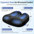 Tailbone ZIKEE Ergonomic Seat Cushion with Thigh Slope for Long Sitting, Memory Foam Office Chair Cushion for Car