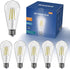 Edison LED Light Bulbs, 8Watt Dimmable, 5000K Daylight White, E26 LED Bulb 60watt Equivalent, 800lm, 6 Packs