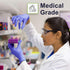 150 Count Biodegradable Disposable Medical Gloves Large - - Violet Blue Nitrile Gloves - Medical Exam Powder and Latex