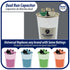 Appli Parts Dual Run Capacitor for AC 60+10 Mfd uF (370VAC), Universal Fit for HVAC Applications