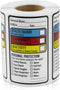 SDS Stickers/MSDS Stickers, 1.5 x 2.5 inch, 300 Labels for Chemical Safety, Strong Self-Adhesive