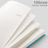 RETTACY Spiral Notebook, A4 College Ruled Notebook with 300 Pages, 100 GSM Premium Acid-Free Paper, Twin-Wire Binding,