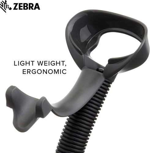 Zebra Technologies LS2208 20-61019-02R Zebra Gooseneck Stand for Series Handheld Scanner Twilight Black