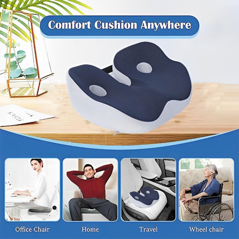 Janemiri Tailbone, Seat Cushion, Seat Cushion for Sit Bone and Back Pain Relief, Butt, Hip, Hamstring, Posture Support