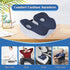 Janemiri Tailbone, Seat Cushion, Seat Cushion for Sit Bone and Back Pain Relief, Butt, Hip, Hamstring, Posture Support
