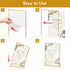 foltsyga 5x7 Holders5 7 Pack 6 Gold Picture Frame Double -Sided Acrylic Sign Holder,Wedding Signs Table Numbers Menu x