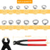 AKIHISA 180 PCS Single Ear Hose Clamps, 12 Sizes 5.3-33.1mm Crimp Clamps with Pincer and 304 Stainless Steel