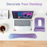 Petmolico 2 Set,Pain Mouse Pad with Wrist Rest - PCS Wrist Rest Support for Ergonomic Mouse Pad & Keyboard