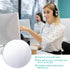 CIATBYYJ 2Pcs 2.2inch Office Cubicle Mirrors, Adjustable Monitor Mirror to See Behind You for Work Accessories, Small