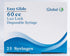 Global Medical Products 60cc Luer Lock Syringes ONLY - Box of 25