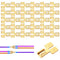 30pcs Spade Terminal Splitter, Quick Disconnect Insulated Double Male Tab Single Female Slip on Connector for Automotive