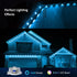 50FT IP67 IVRICH Permanent Outdoor Lights, Smart RGB Eave Light with Color Changing, APP/Remote Control, Waterproof