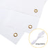 Zonon Large Blank Banners and Signs Polyester Oxford Cloth Sublimation Banner for Indoor Outdoor DIY Signs (White, 2 x