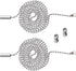 Kangnice 2 Pack 3.3 Bulb 2 Pack 3.3 Ceiling Fan Pull Chain Feet Metal Ceiling Fan Pull Chain Strong Bearing & Rustproof