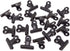 Honbay 20PCS Black Metal Bulldog Clips, 30mm (1.2inch) for Documents, Planner Pages, Receipts, Pictures