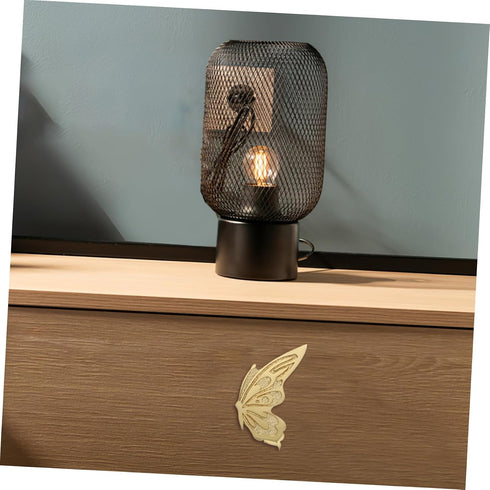 Butterfly Cabinet Drawer Pulls Brass Right-Hand Decorative Drawer Handles for Kitchen Cabinet Door Dresser Bedside
