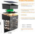 8 Pack LOFTEK Solar Deck Lights, Solar Fence Lights, Outdoor Patio Decorative Light, Dusk to Dawn, Waterproof, Fence