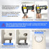 Blissland Shower Slide Bar with Height and Angle Adjustable Handheld Shower Head Holder |Strong Adhesive Disc Mount