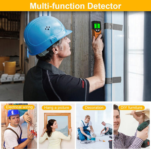 5 1 Stud Finder Wall Scanner - in Stud Finder Tool w/Smart Chip and HD LCD Display, Stud Detector Beam Finders for the