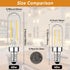 E12 T6 Bulbs, Dimmable 4.5W 40W 2700K Bulb, Bulb 500lm, 12pack TJOY Candelabra LED Equivalent Soft Warm White, Small