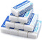 M&G 12 Pack Small Rectangular Erasers - Rubber Erasers for Kids, Pencils, School Students, Office Drawing