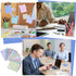 Snarky Funny Office Notepads Pens, 24 Pcs Negative Sarcastic Quotes Work Ballpoint Pens with Stylus Tip