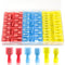 160PCS Spade Connector Kit, 22-10AWG Quick Disconnect Wire Connectors, Nylon Insulated Male and Female Terminal