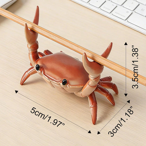 Generic 4PCS Desk Crab Pen Holder,Creative Crab Pen Holder,New Cute Crab-Shaped Pen Holders,Weightlifting Crabs
