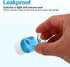 PATIKIL 8 Pcs 20ml Translucent White Reagent Bottles, PET Small Mouth Round Bottles with Screw Cap for Lab Storage