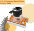 Base,2 1 Closet Wood Router in Invisible Fastener Slotting Bracket, Compact Wood Palm Router Base Router Slotting