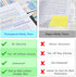 BAYTORY 1060 Sheets Transparent Sticky Index Tabs, Clear Sticky Notes, Long Page Book Markers for Annotation and School