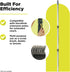 DOCA Scrub Brush Attachment for Long Handle Extension Pole - Outdoor Broom and Scrubbing Brush for House Floor
