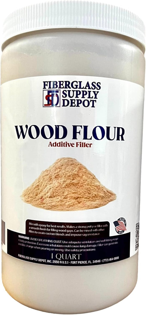 Fiberglass Supply Depot Wood Flour Quart