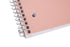 Mintra Office Durable Spiral Notebooks, 1 Subject, 3 Pack (Salmon, Sage Green, Lavender), 100 Sheets, College Ruled,