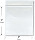 Plymor 3" x 3" (Pack of 200), 6 Mil Industrial Duty Zipper Reclosable Plastic Bags