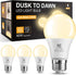 TJOY Dusk to Dawn Light Bulbs Outdoor, Light Sensor LED Light Bulb,