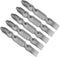 Phillips-Slotted Double Ended Screwdriver Bit, 50mm Long PH2/SL6 1/4 Inch Hex Shank, 5-Pieces for Power Tool