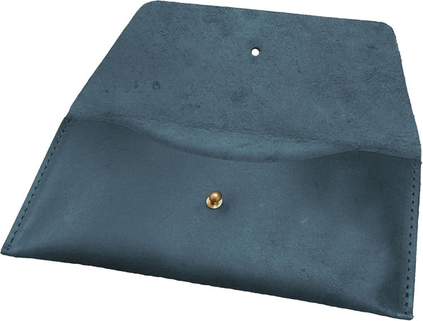 succor Genuine Leather Cash Envelopes for Men, Reusable Budget Wallet, Retro Clutch for Men and Women