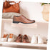 2Pcs Zerodeko Clear Wall Shelf for Shoes Rack Space Saving Storage for Sneakers and Heels Shoe Mount for Retail